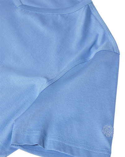 Mos Mosh - MMGPerry O-SS T-shirt - Silver Lake Blue 